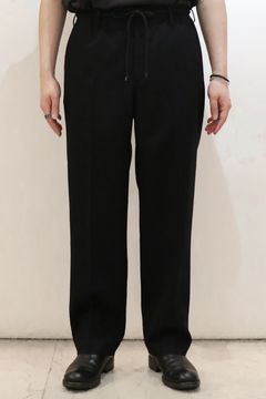 ORGANIC WOOL HONEYCOMB COMFORT FIT EASY TROUSERS / オーガニックウール ハニカム コンフォートフィット イージートラウザーズ