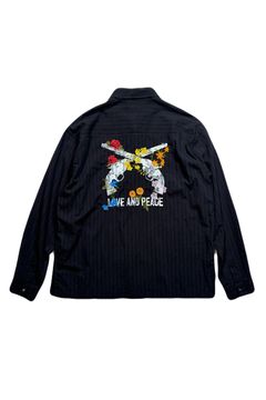 STRIPES SHIRT FLOWER / ストライプ シャツ フラワー