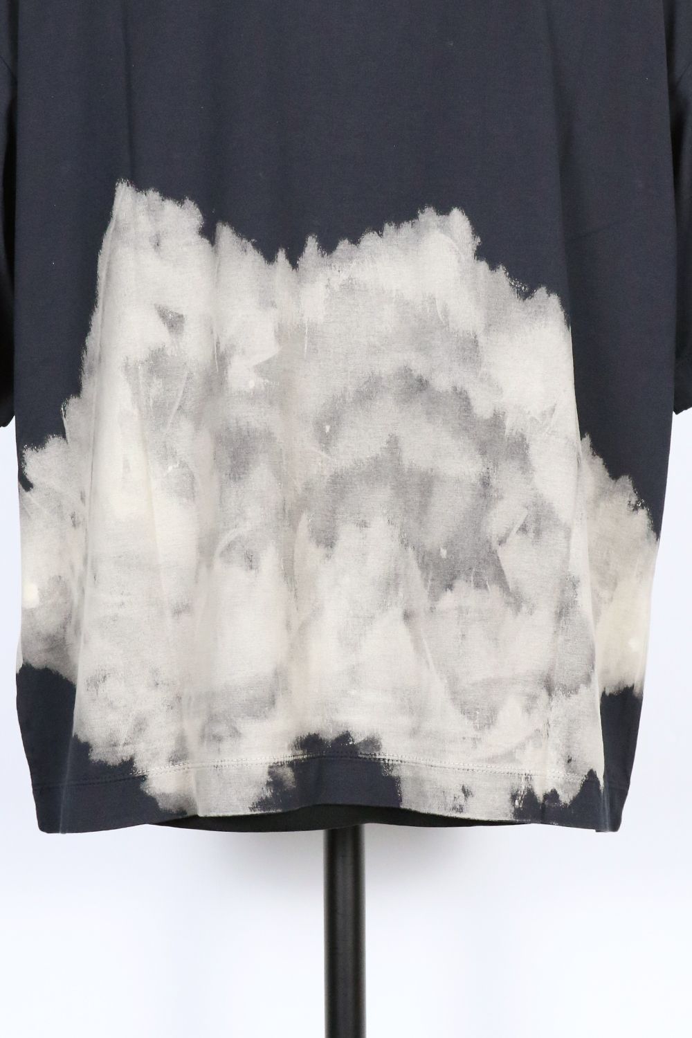 ORGANIC GIZA 80/2 KNIT COMFORT-FIT Tee "CLOUDY BLEACHING" / オーガニック ギザコットン ニット コンフォートフィット Tシャツ