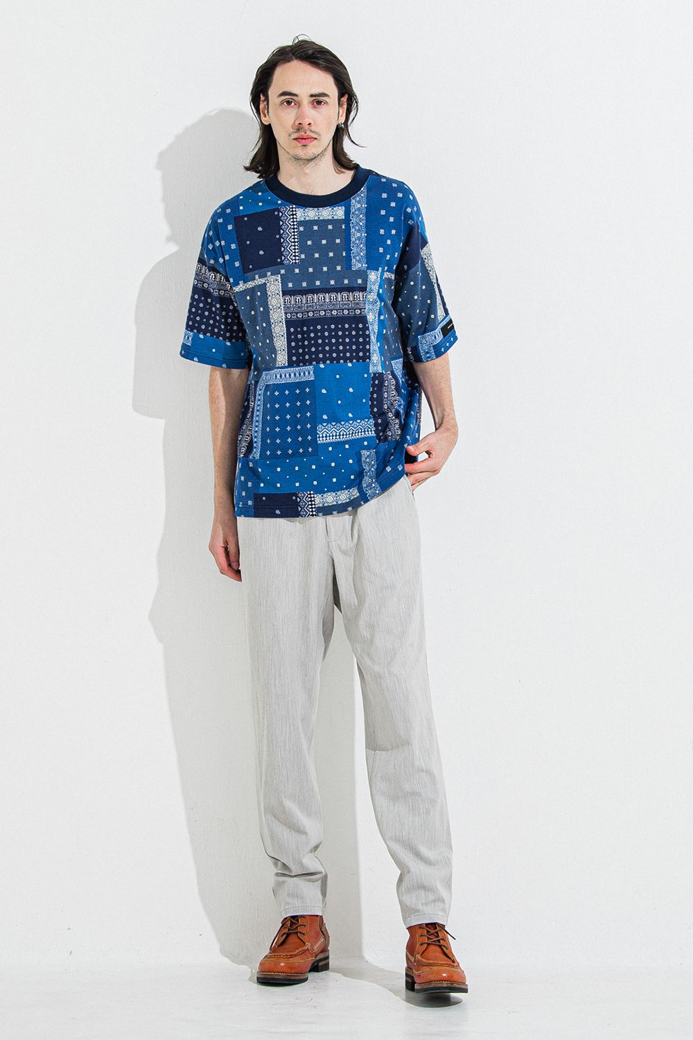 BANDANA OVER TEE / バンダナ オーバーサイズ Tシャツ