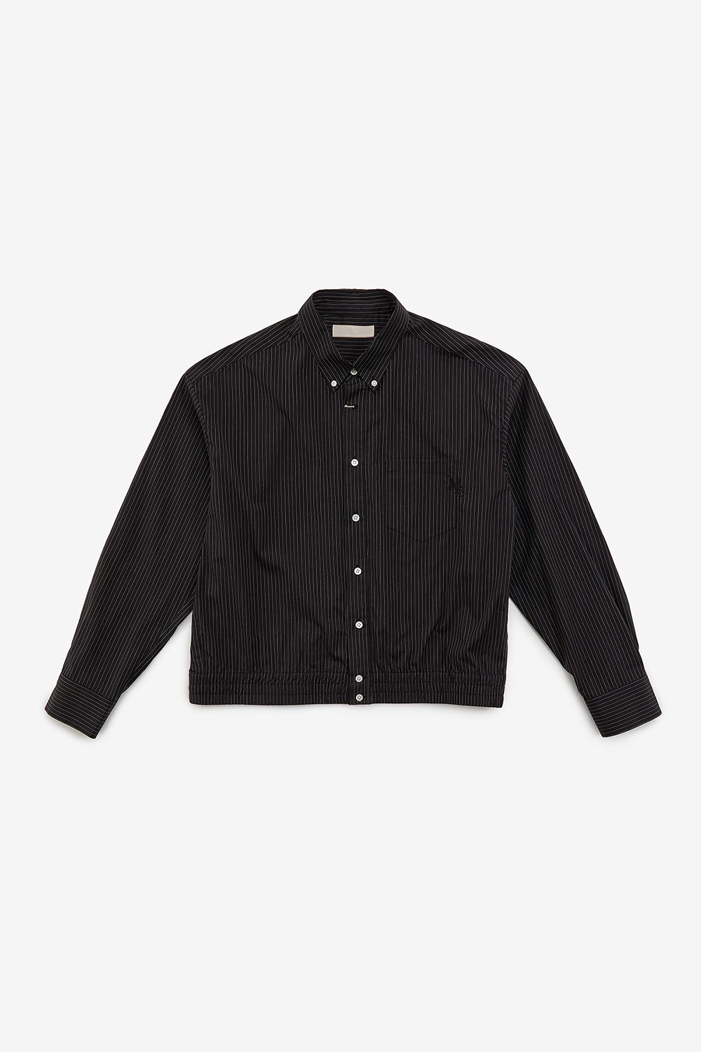 Short length striped shirt / ショートレングス ストライプ シャツ