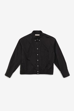 Short length striped shirt / ショートレングス ストライプ シャツ