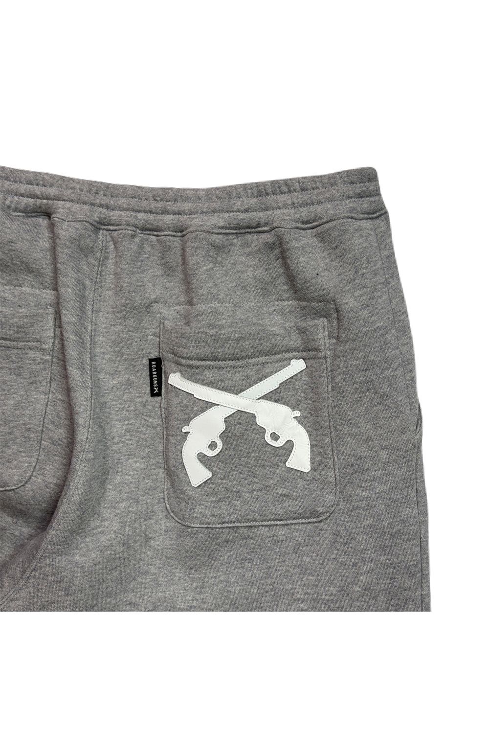 LEATHER PATCH PANTS / レザー パッチ スウエット パンツ