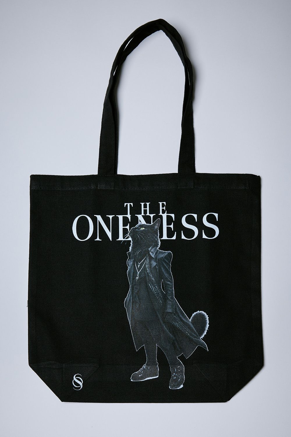 Organic Cotton Tote Bag(黒猫) / Super Givers × THE ONENESS  犬猫保護活動チャリティー トートバッグ