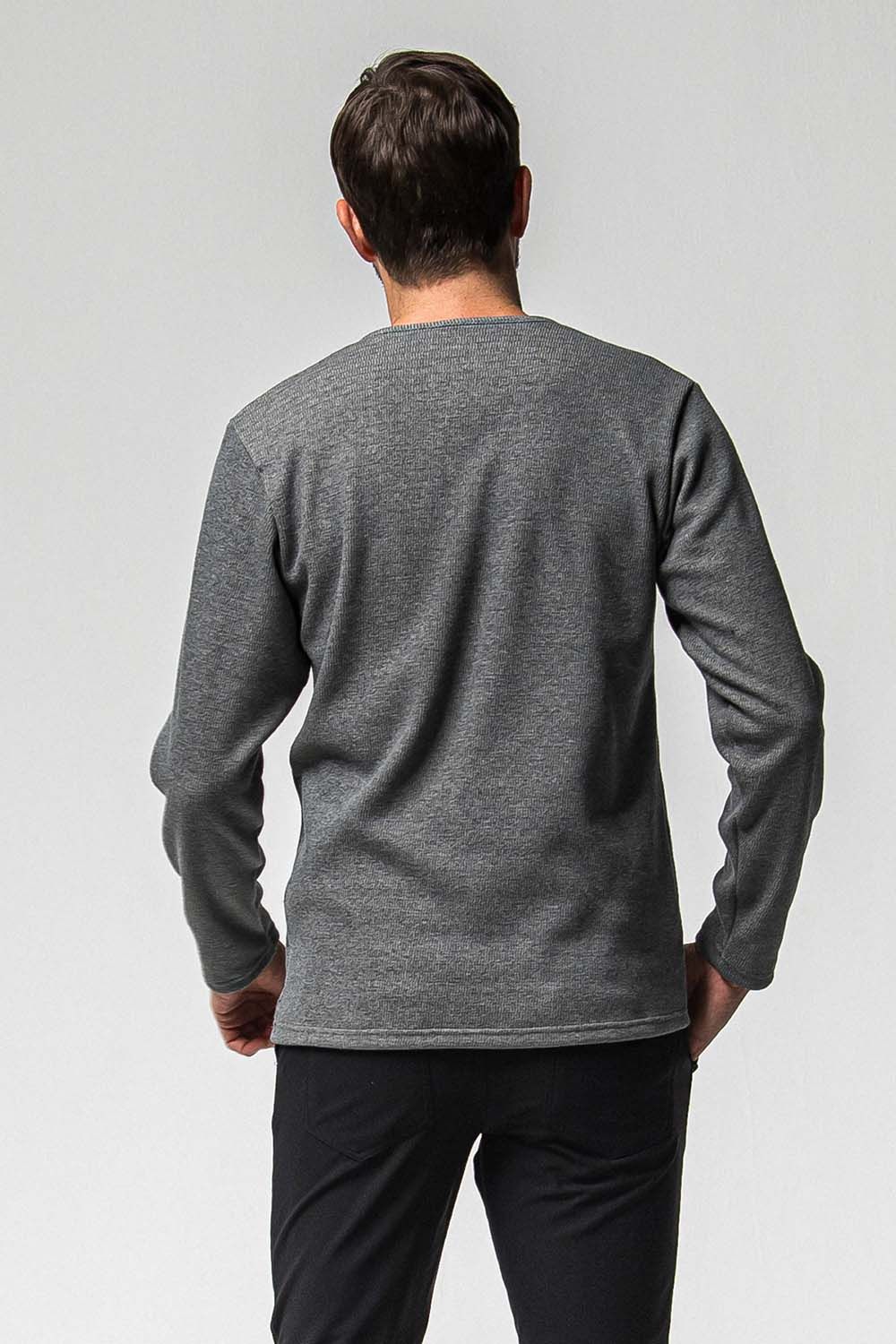 VELOURS FLEECE THERMAL HENRY / ベロア フリース サーマル ヘンリーネック