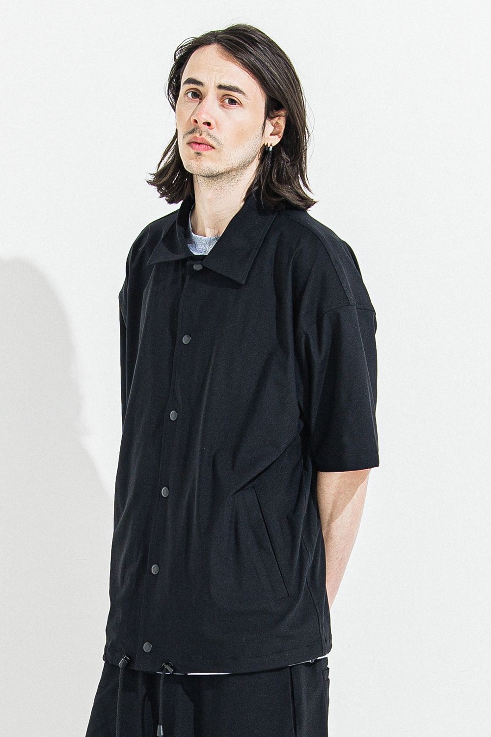 NYLON HALF COACH JACKET / ナイロン ハーフ コーチジャケット