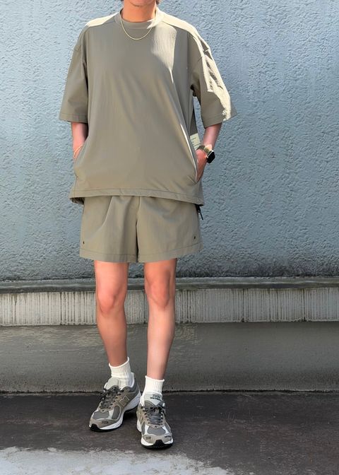 【N.HOOLYWOOOD TPES】DRAWSTRING SHIRT / PANELED T-SHIRT / HALF PANTS