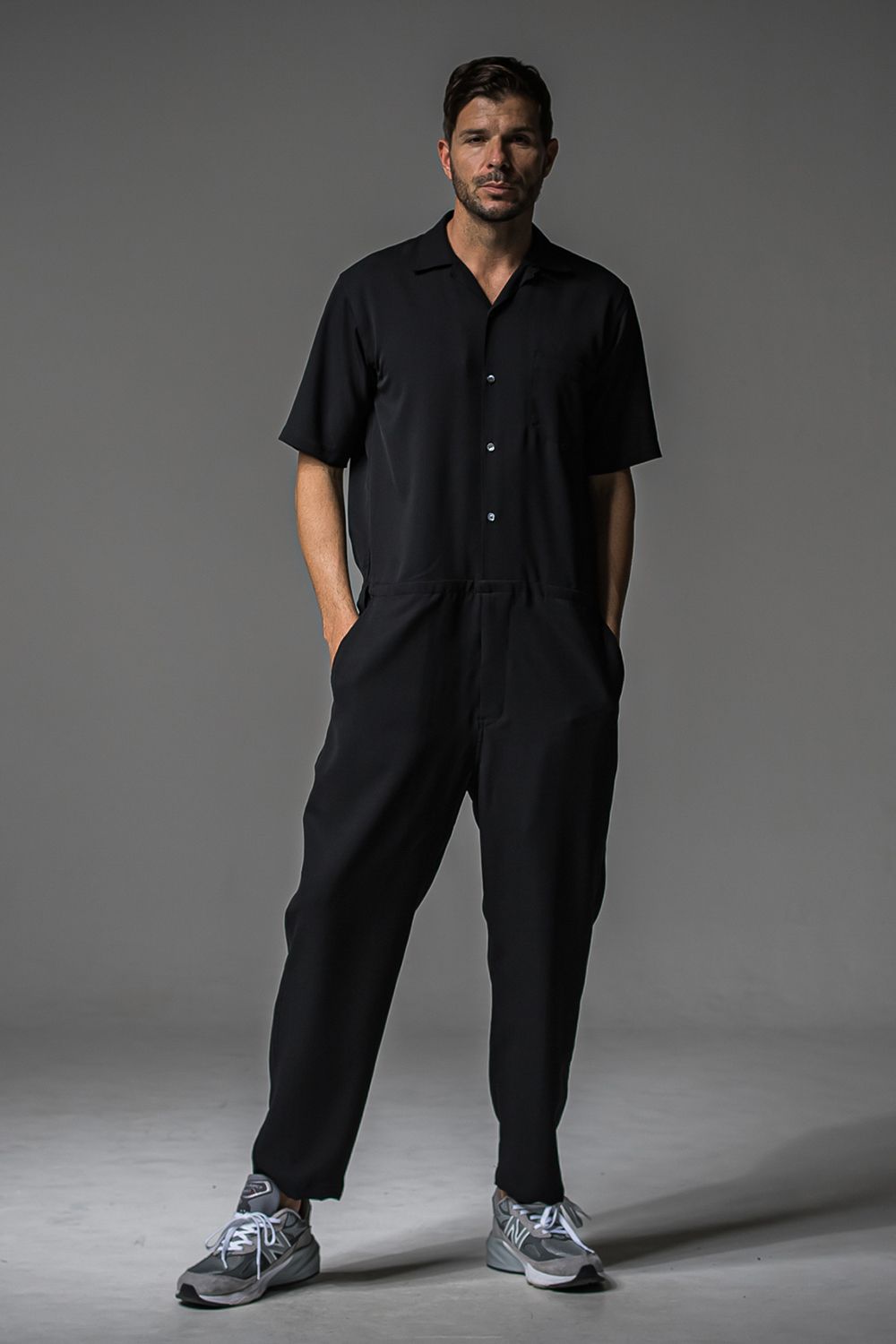 rage twill half all in one / 半袖シャツオールインワン