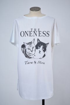 Organic Cotton French Sleeve T / Super Givers × THE ONENESS  犬猫保護活動チャリティー フレンチスリーブ Tシャツ