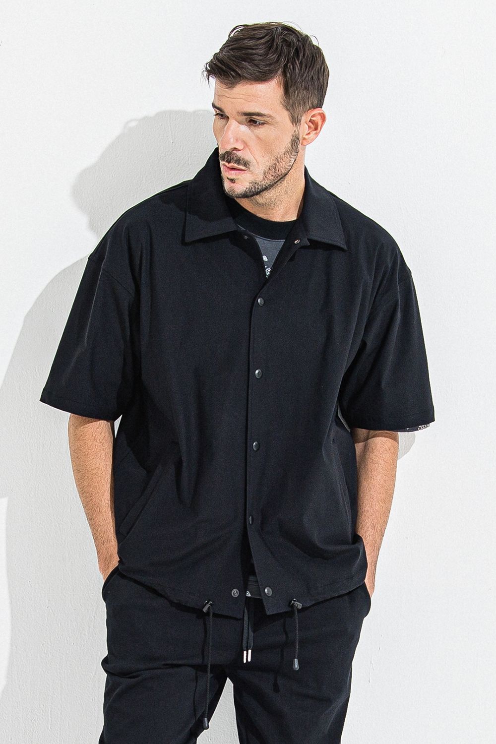 NYLON HALF COACH JACKET / ナイロン ハーフ コーチジャケット