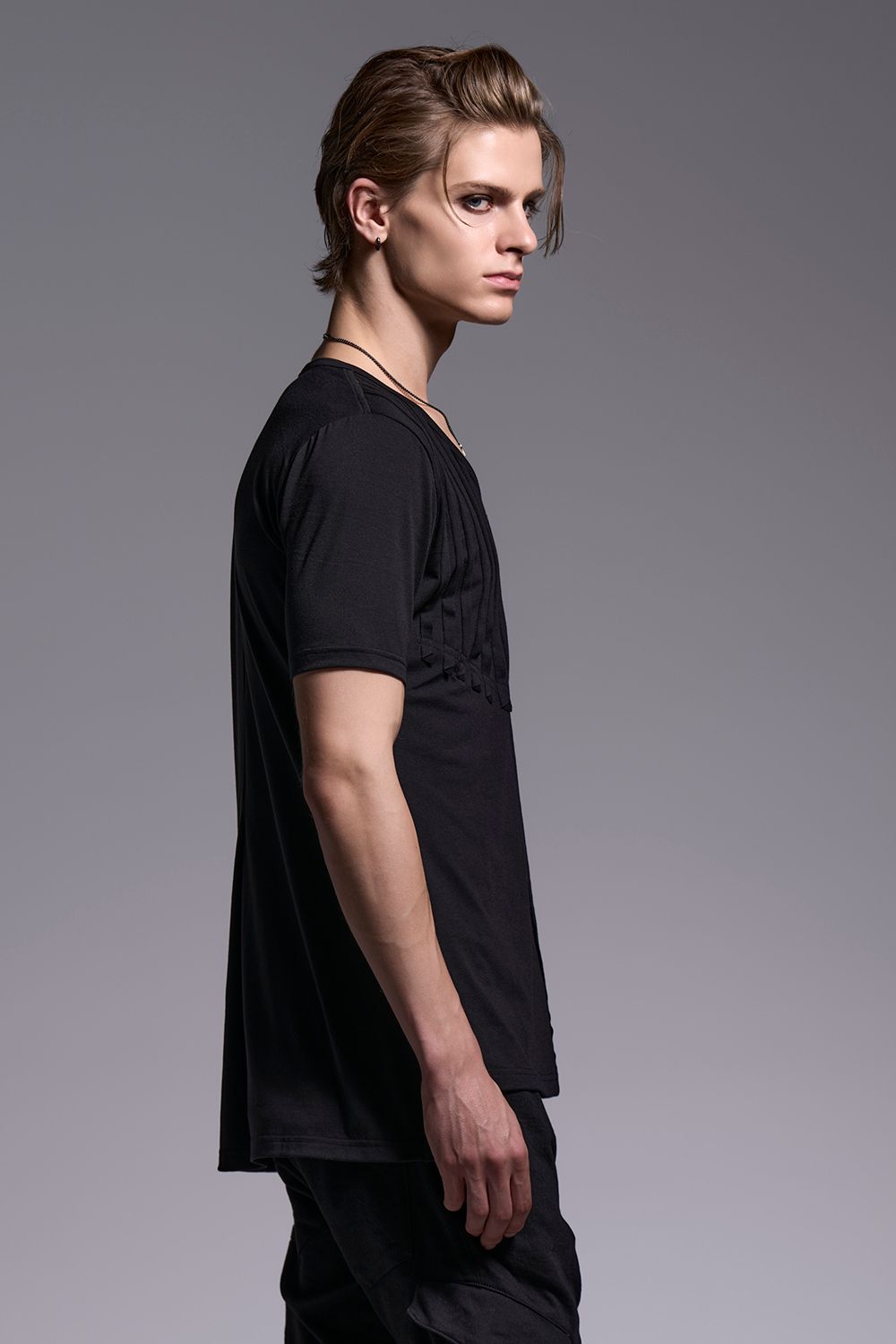 BEATENJIKU Cut Frill-T / ベア天竺 カットフリル Tシャツ