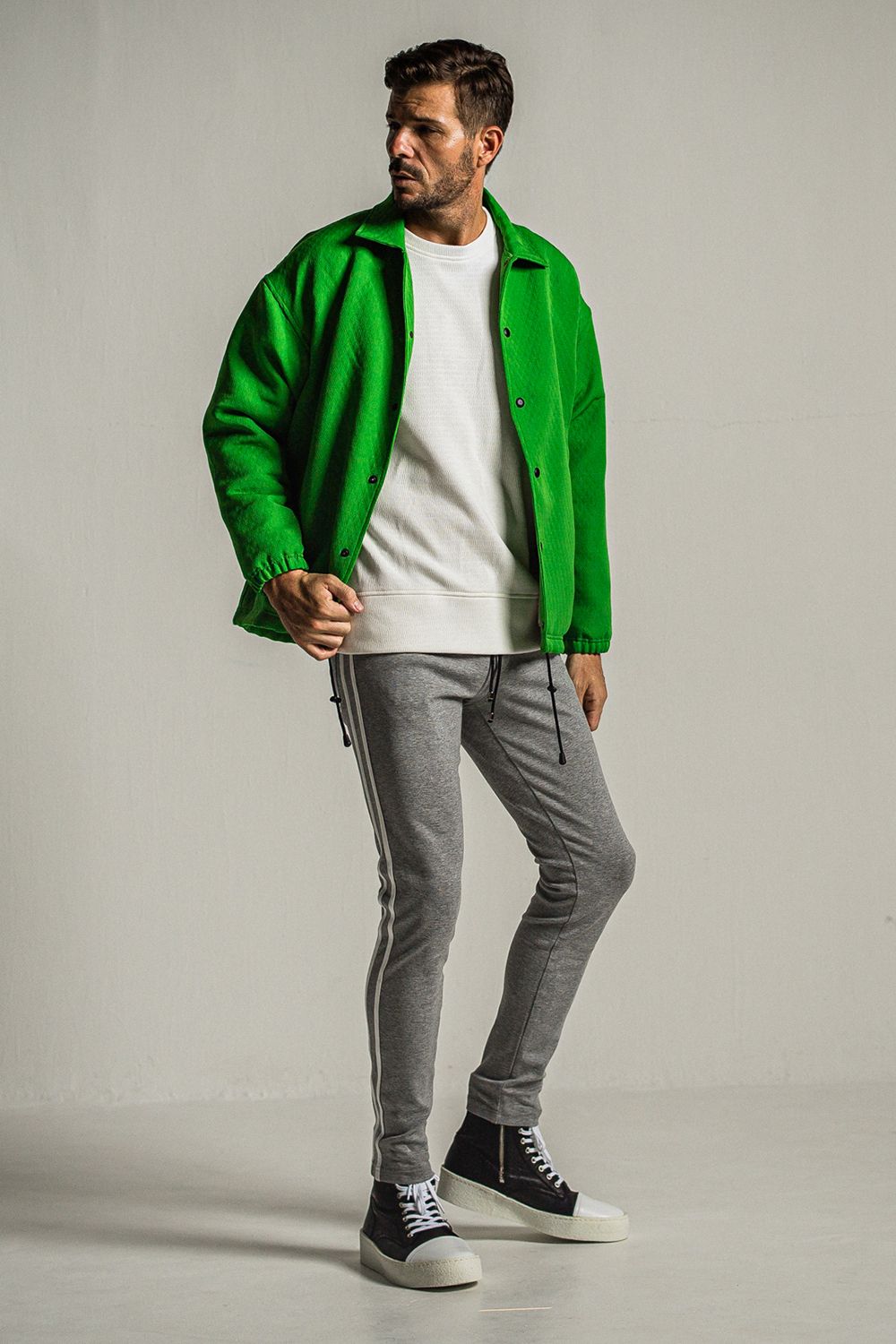 VELOURS FLEECE THERMAL LOOSE TRAINER / ベロア フリース サーマル ルーズ トレーナー