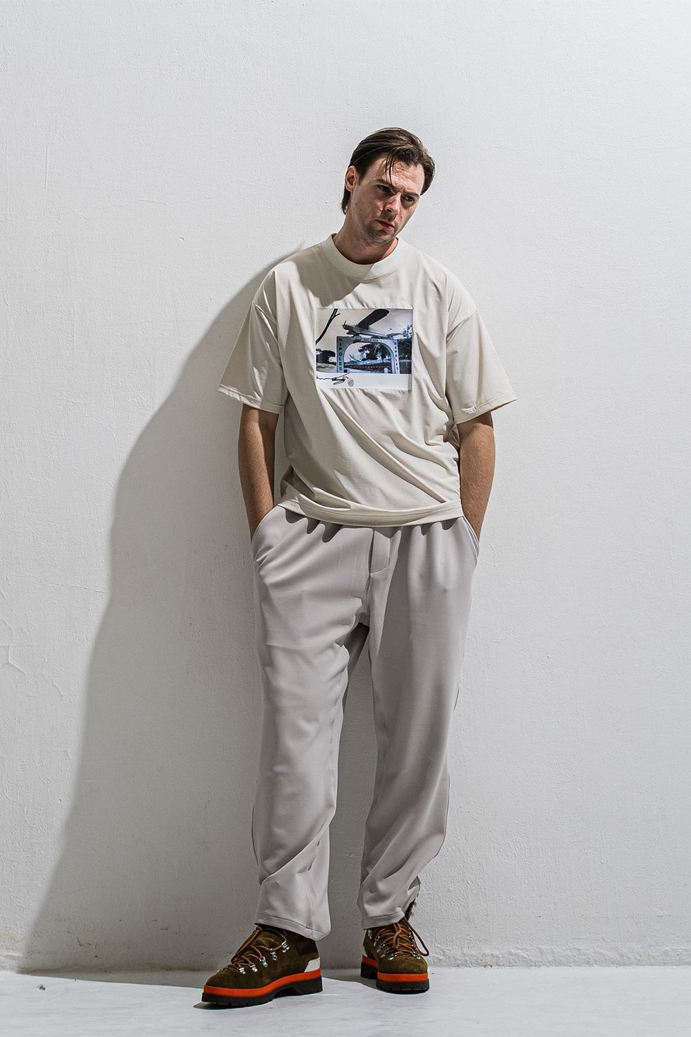 Emilio DB WIDE PANTS / スラックス ワイドイージーパンツ