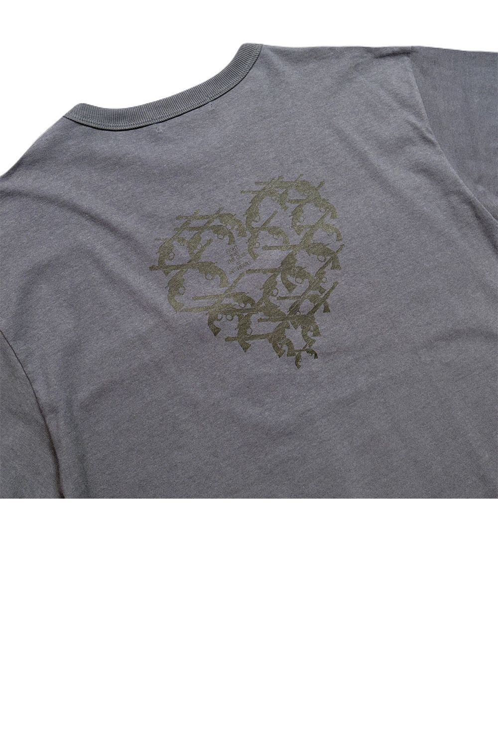 VIN/JER SS HEART-GUN / ヴィンテージ ジャージ Tシャツ クロスガンハートプリント