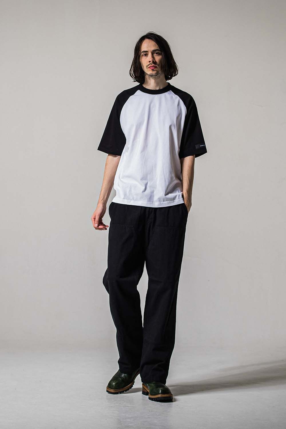 BACK RC RAGLAN OVER TEE / バックロゴ ラグラン オーバー Tシャツ