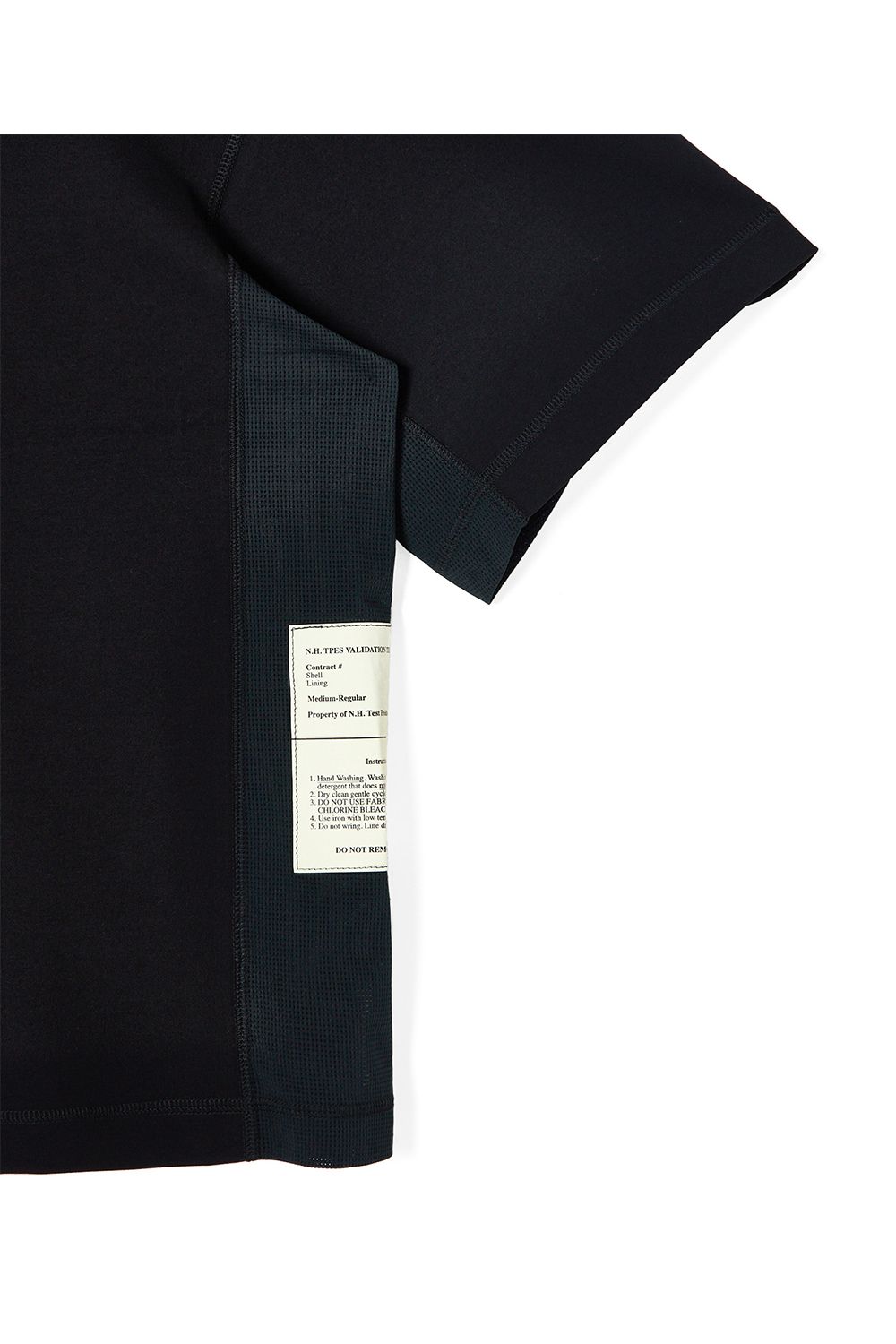 N.HOOLYWOOD TEST PRODUCT EXCHANGE SERVICE PANELED T-SHIRT / エヌハリウッド テストプロダクトエクスチェンジサービス パネル Tシャツ