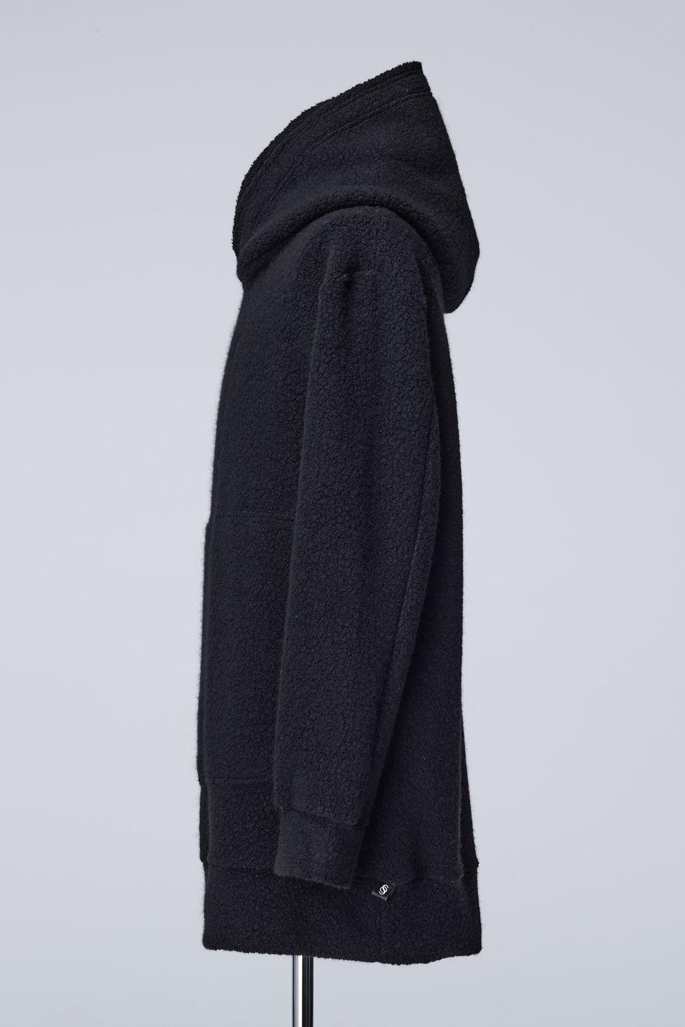 Recycled Wool Pile Loose Hoodie