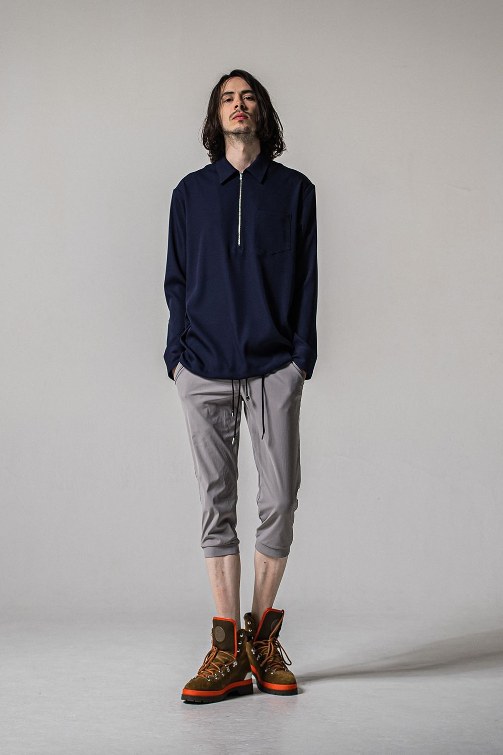 PULLOVER SATIN SHIRT / プルオーバー サテン シャツ