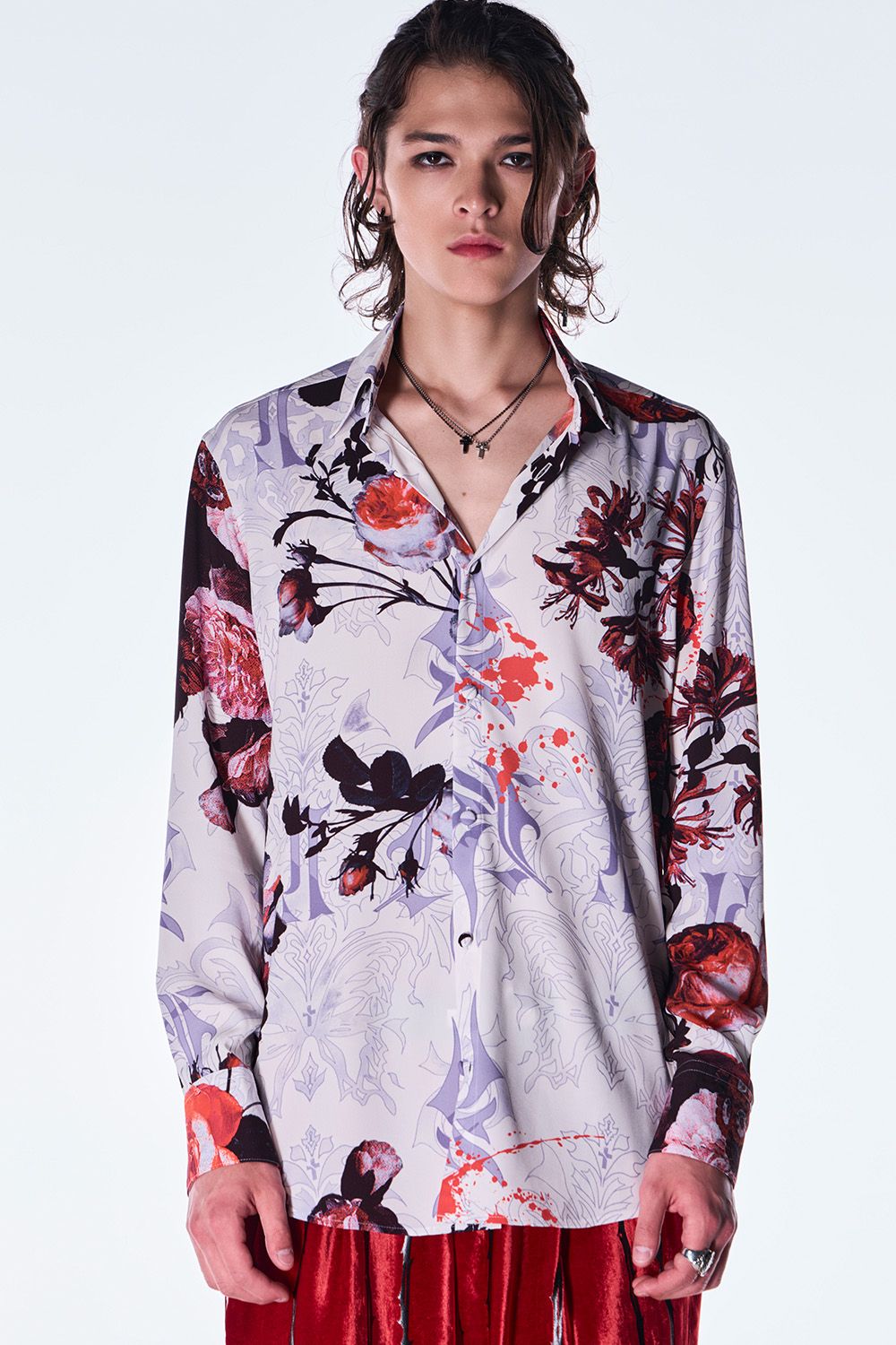 Goth Flora Shirt / ゴス フローラ シャツ