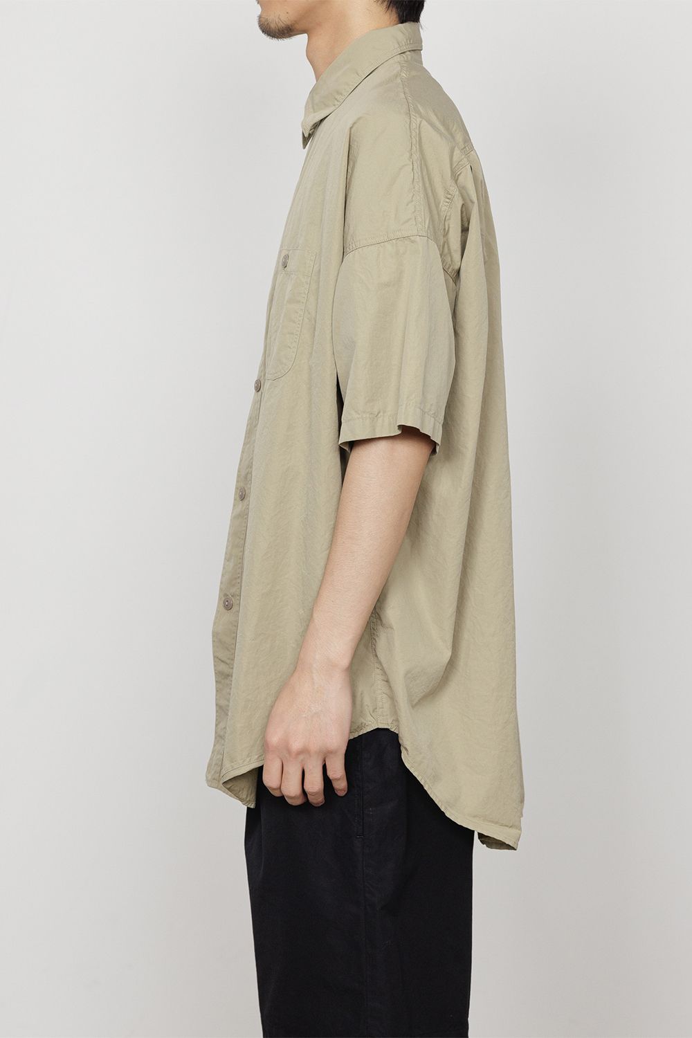 ULTRA LIGHT ALL WEATHER CLOTH TENT S/S LONG SHIRT / ウルトラライト オールウェザークロス ショートスリーブ ロング テントシャツ