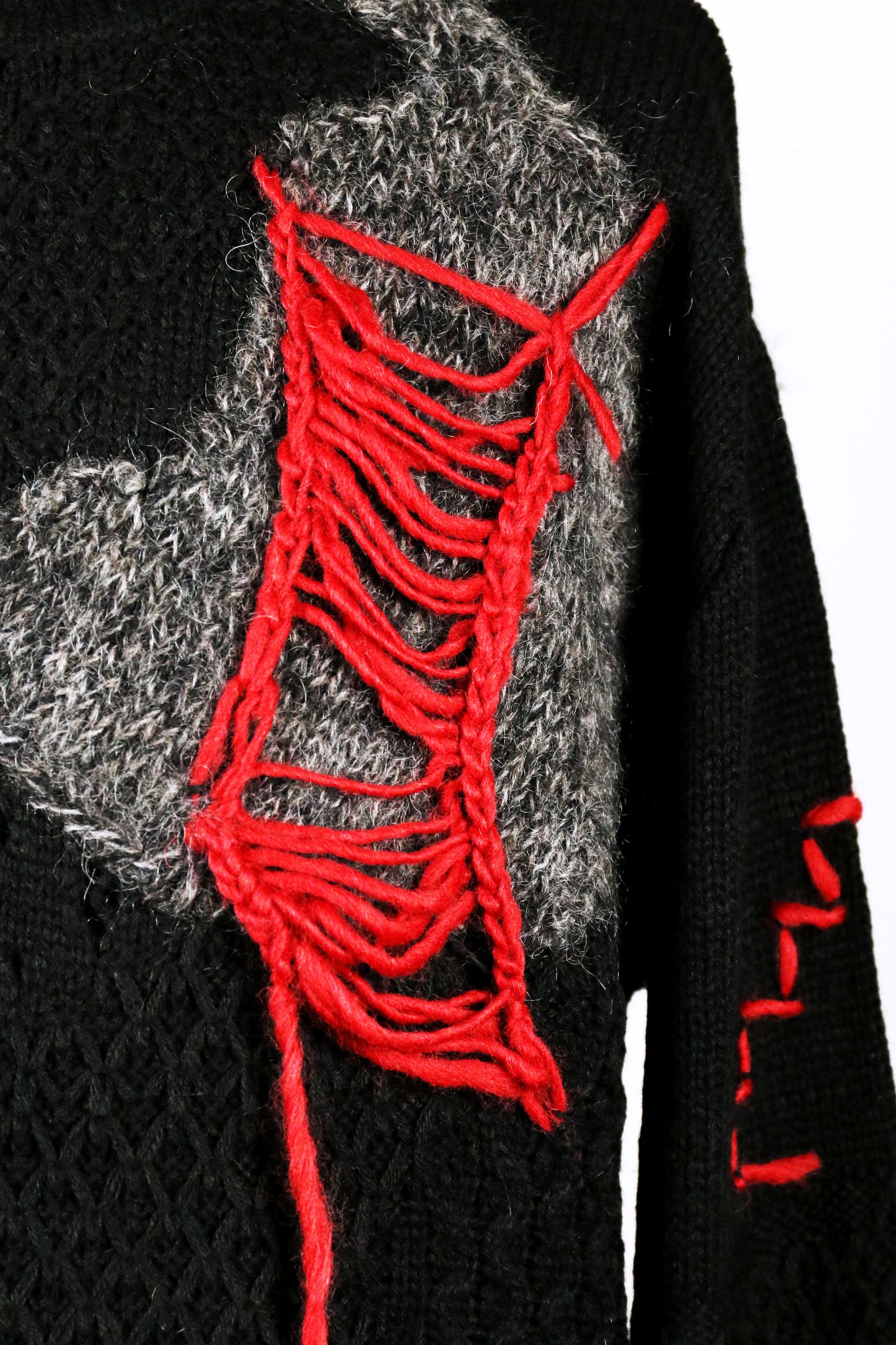 Mixed fur knit P/O / ミックス ファー ニット プルオーバー