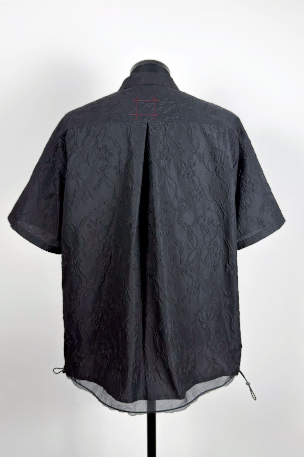 Embossing S/S open collar SH / エンボス ショートスリーブ オープンカラー シャツ