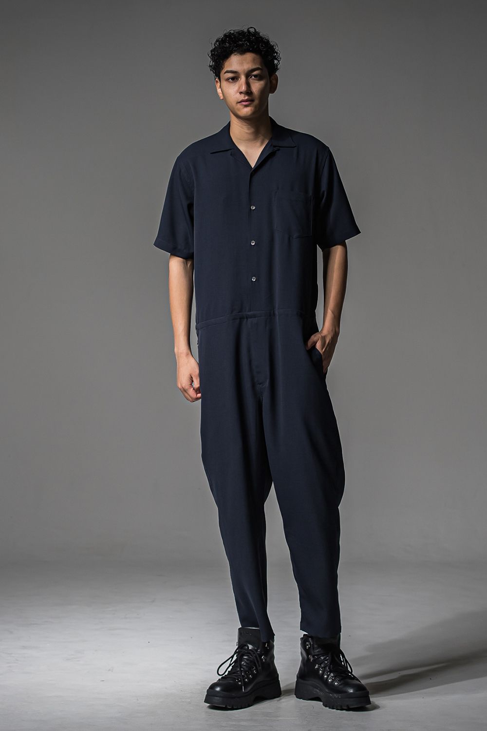 rage twill half all in one / 半袖シャツオールインワン