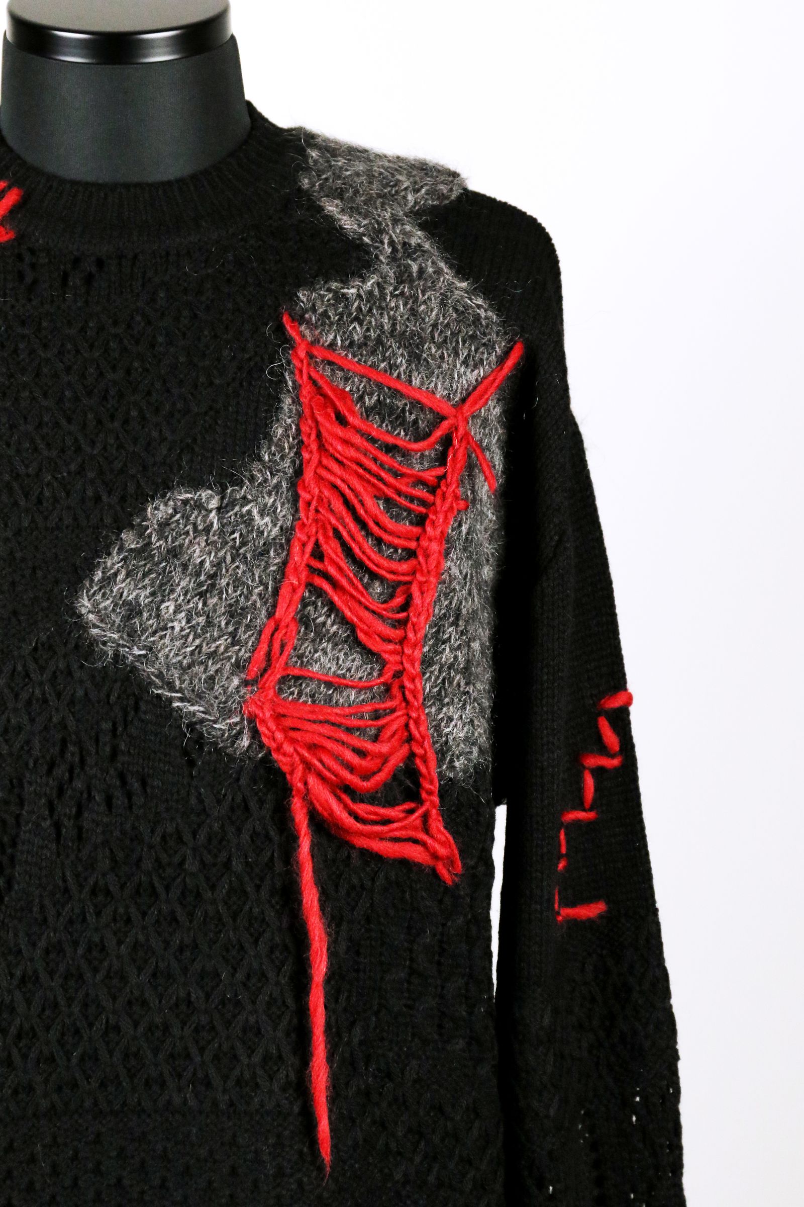 Mixed fur knit P/O / ミックス ファー ニット プルオーバー
