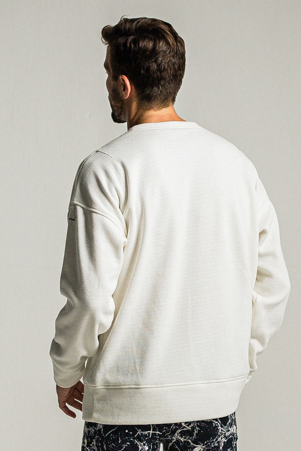 VELOURS FLEECE THERMAL LOOSE TRAINER / ベロア フリース サーマル ルーズ トレーナー