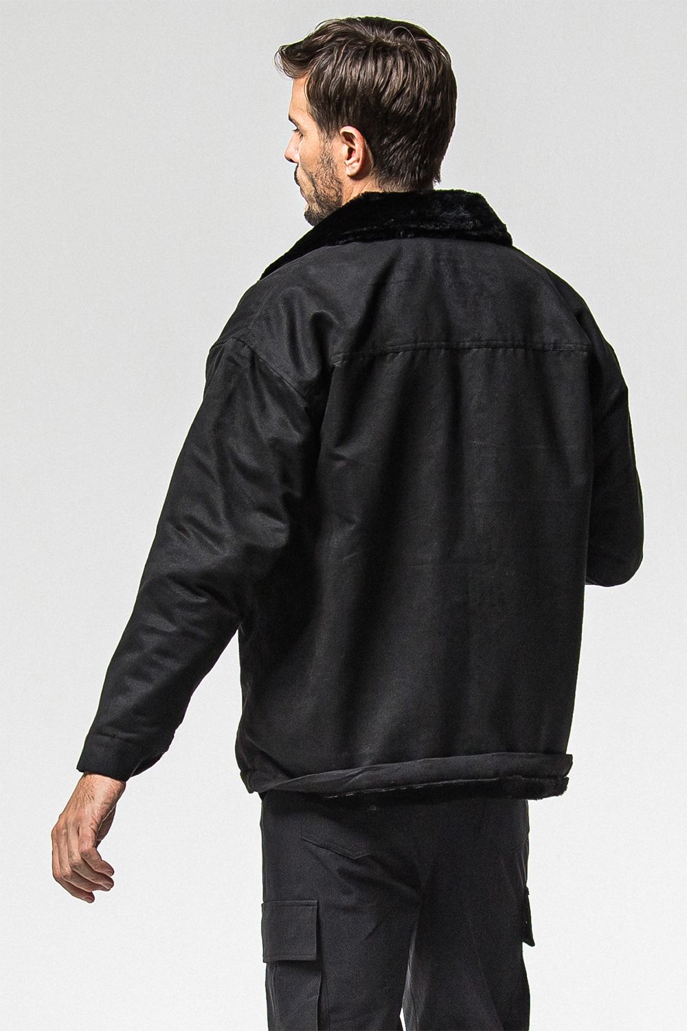 SUEDE FUR COVER ALL / スウェード ファー カバーオール