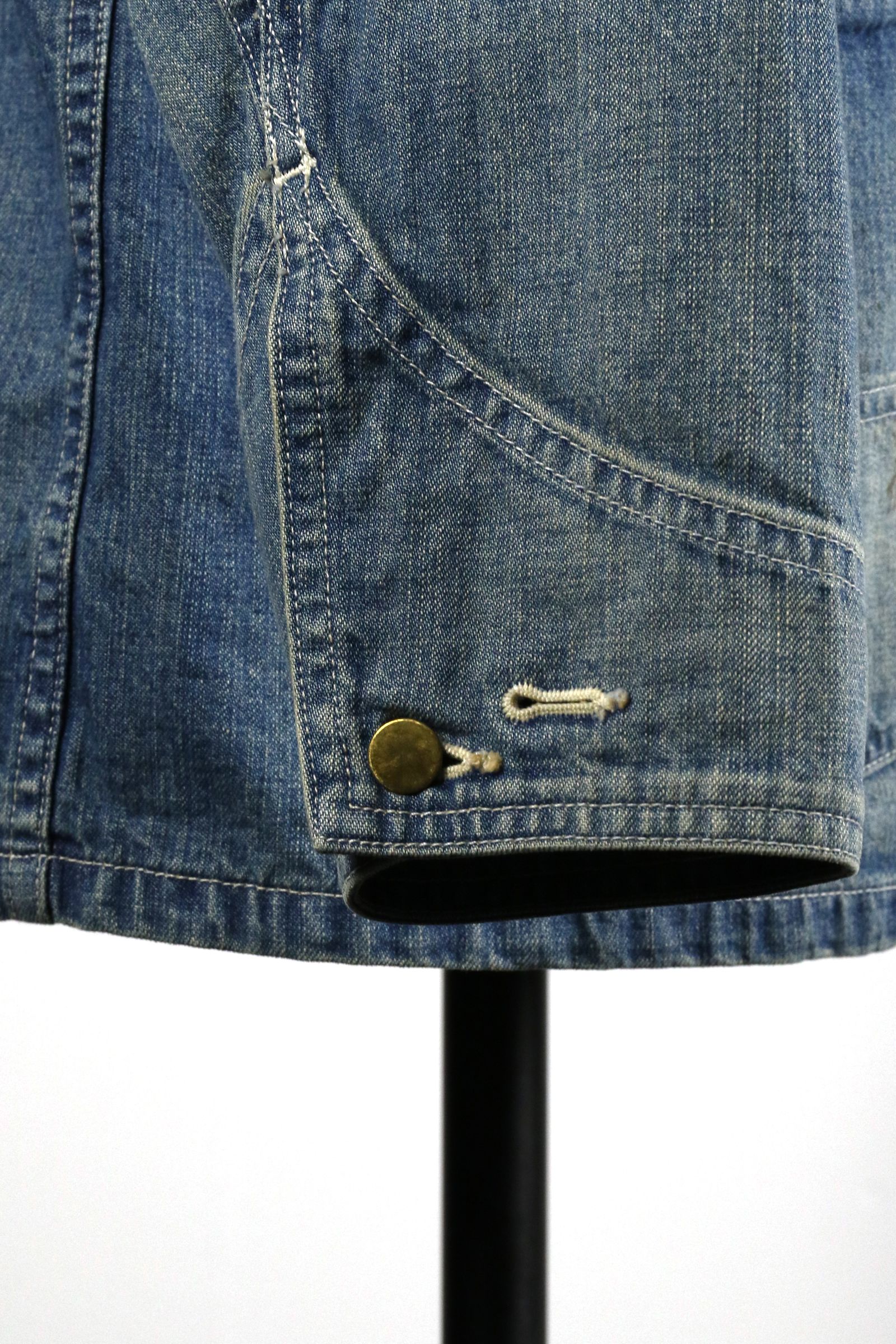 ORGANIC COTTON 10oz DENIM 91-J COVERALL / オーガニックコットン 10オンス デニム 91-J カバーオール
