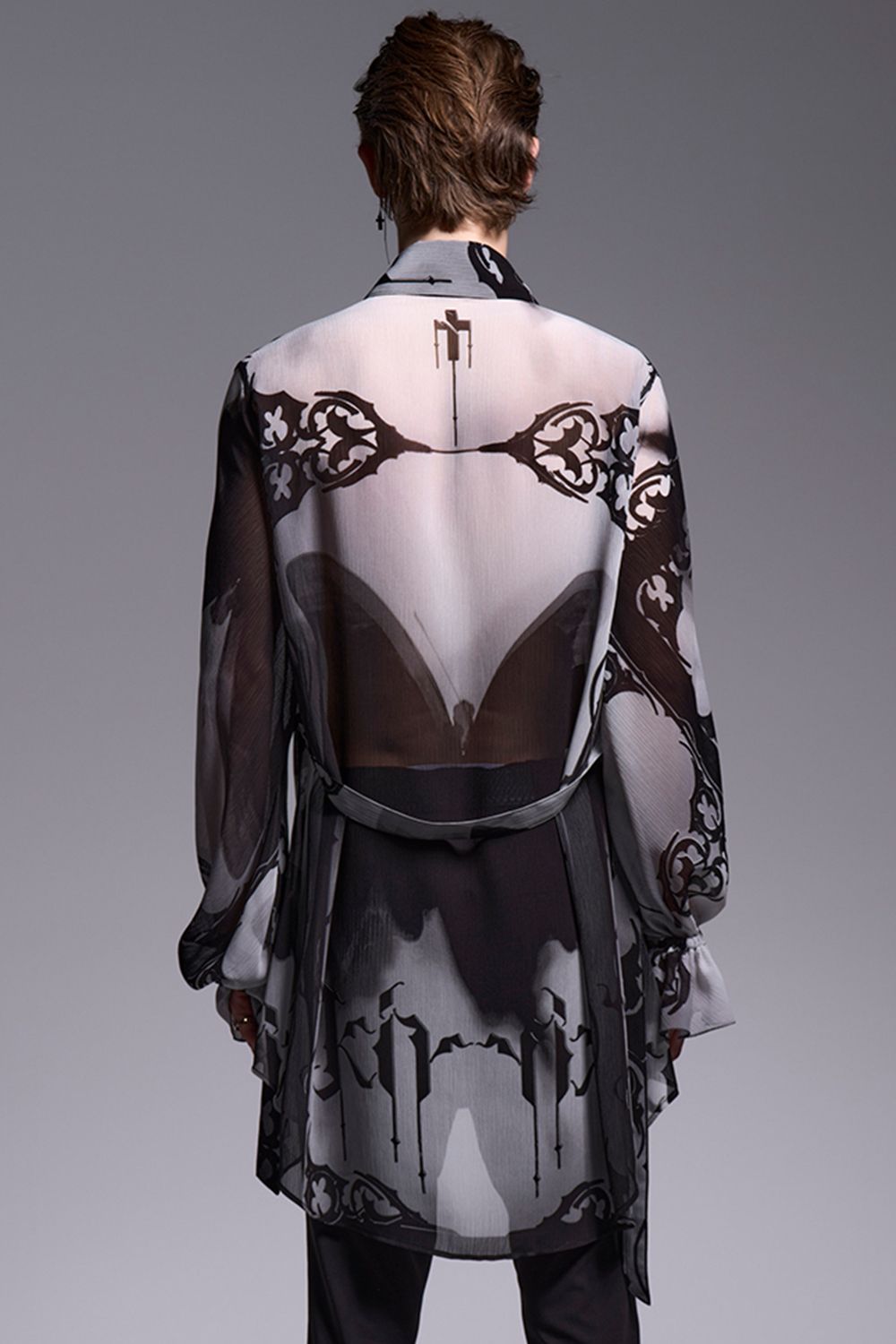 Decorative YOURYU Gather Sleeve Shirt / デコラティブ楊柳 ギャザースリーブシャツ