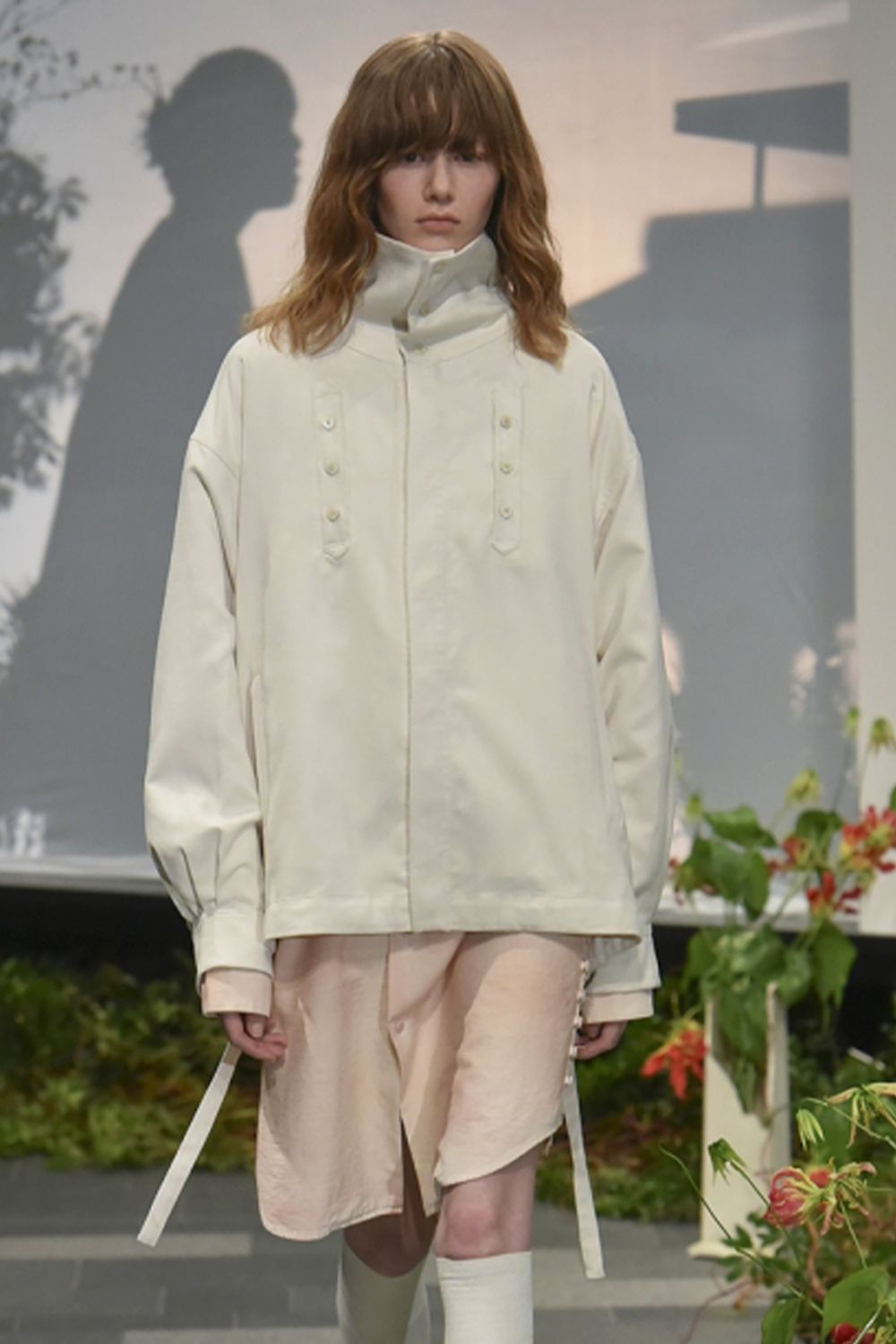 Eco suede shirt BL  / エコ スエード シャツ ブルゾン