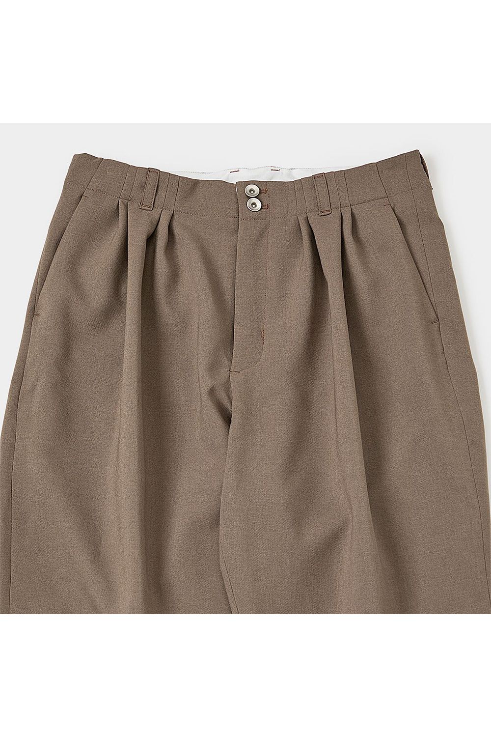 Double cross 4 tuck trousers / ダブル クロス 4タック トラウザーズ