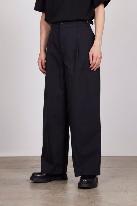 2/72 WASHER WOOL TROPICAL DANISH ARMY TROUSERS / ワッシャー ウール トロピカル デニッシュ アーミー トラウザーズ