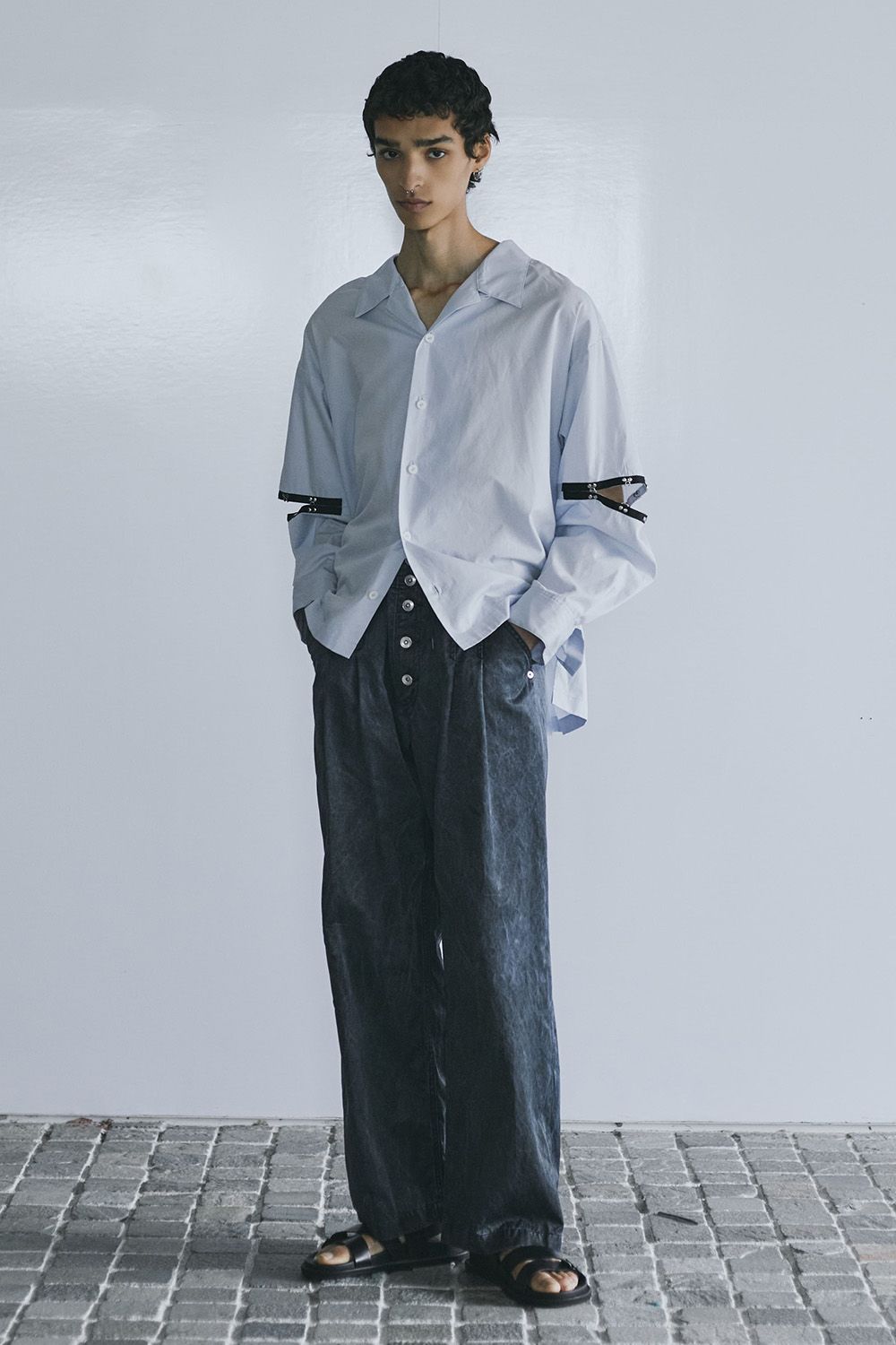 Pigmented satin PT  / ピグメント サテン パンツ