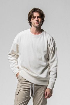 VELOURS FLEECE THERMAL LOOSE TRAINER / ベロア フリース サーマル ルーズ トレーナー