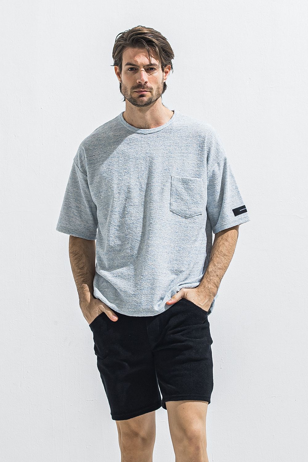 PILE OVER TEE / パイル オーバーサイズ ポケットTシャツ