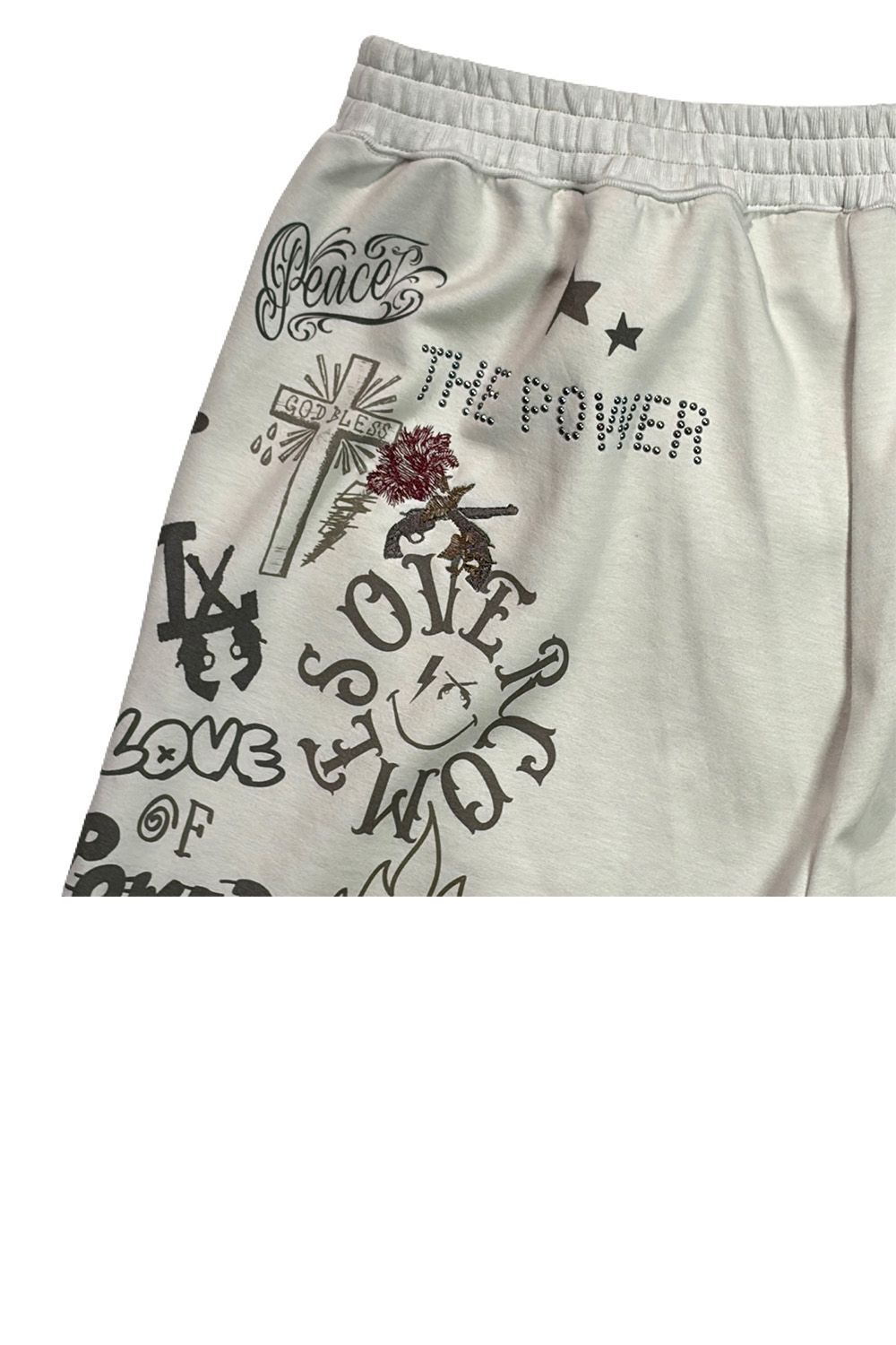 ST/JER SHORTS INKJET / ストレッチジャージ ショートパンツ インクジェットプリント
