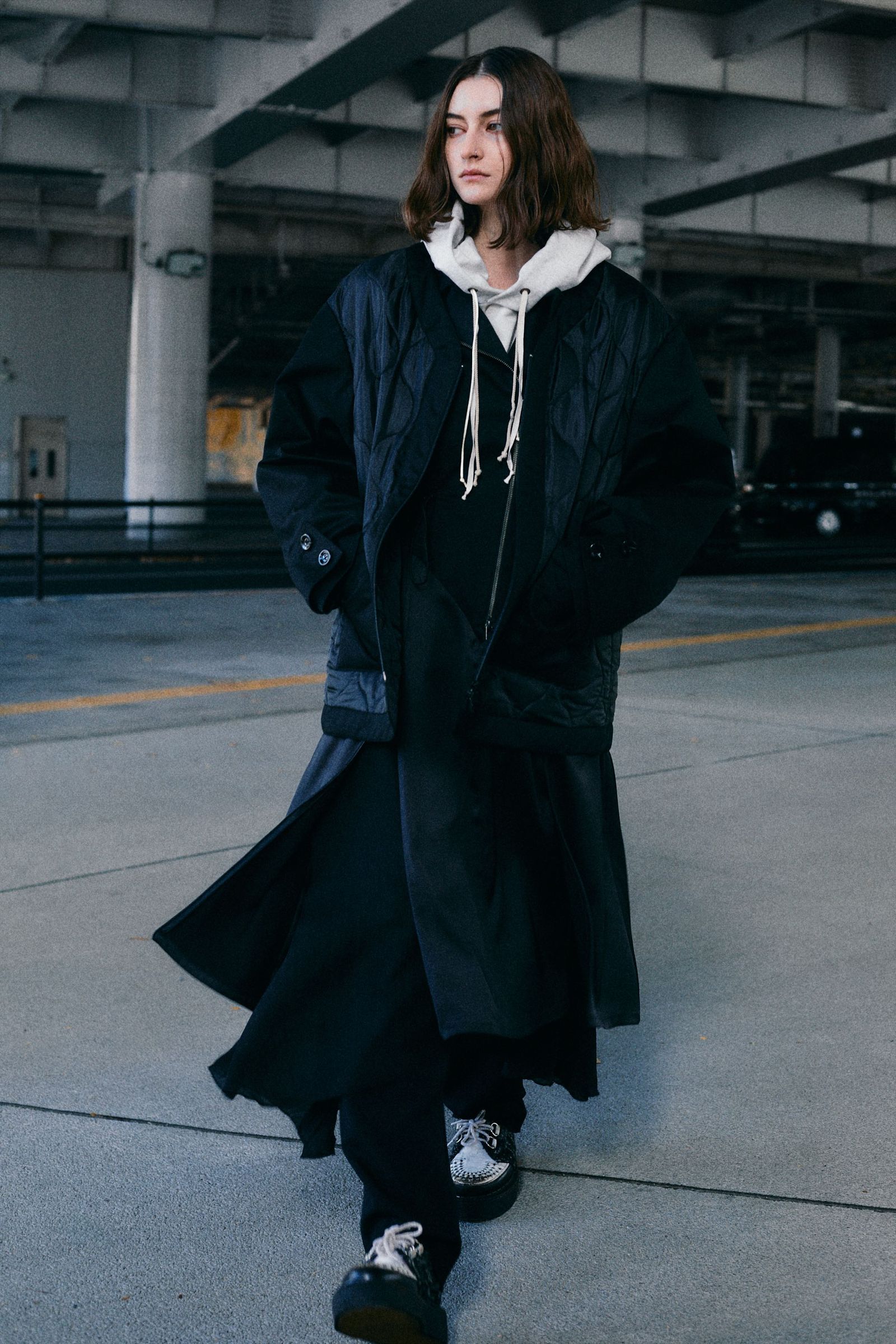 meagratia  メアグラーティア　トレンチコート meagratia - 3 way trench coat / 3ウェイ トレンチ コート
