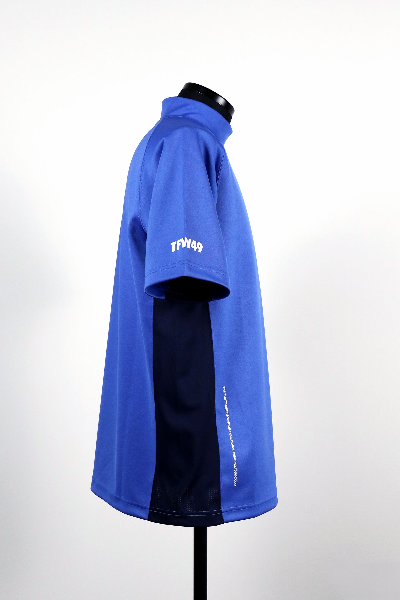 SIDE MESH MOCKNECK T / サイド メッシュ モックネック ティー