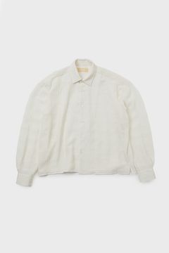 Wave pleats shirt / ウェーブ プリーツ シャツ