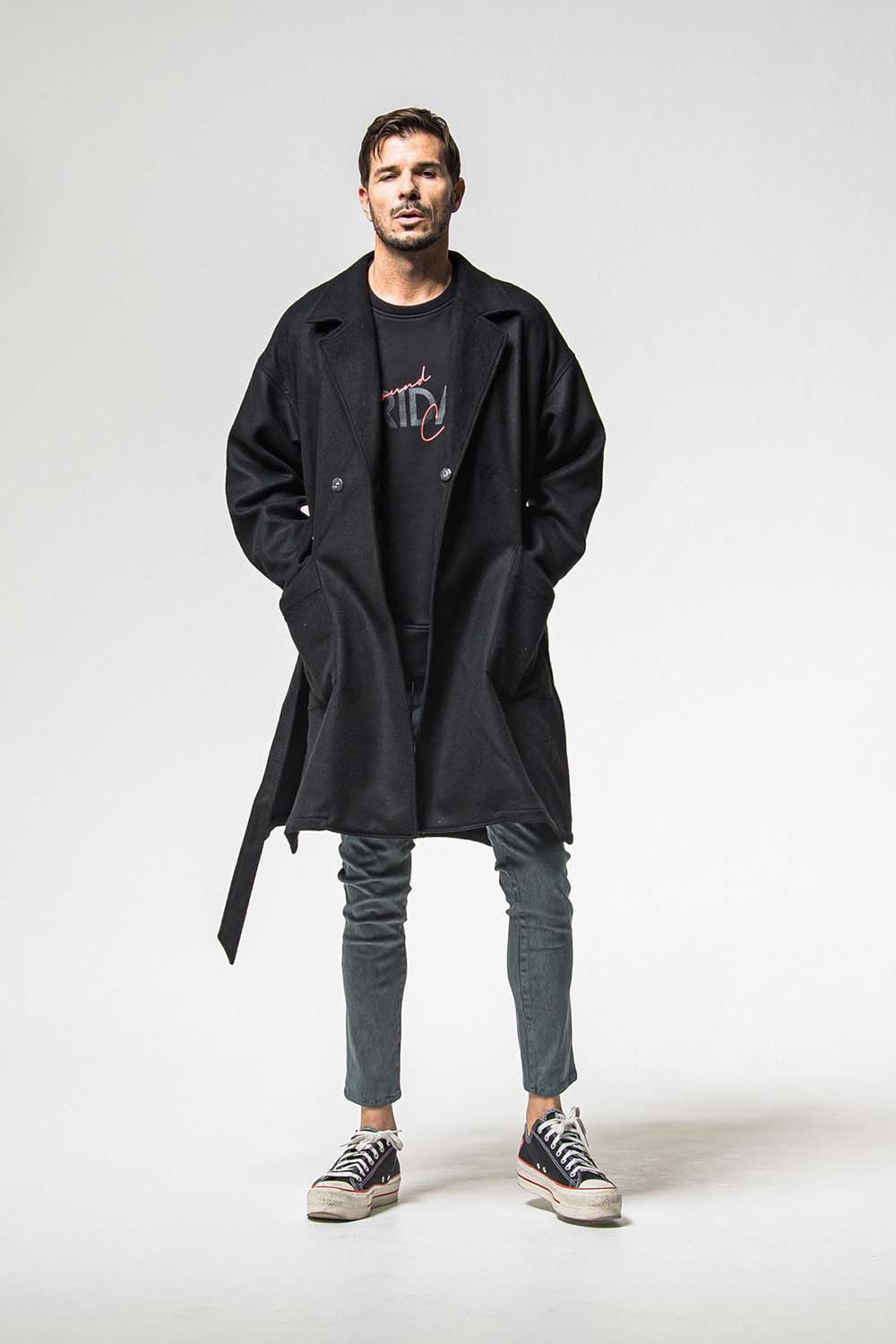 GOWN OVER COAT / オーバーサイズ ガウン コート