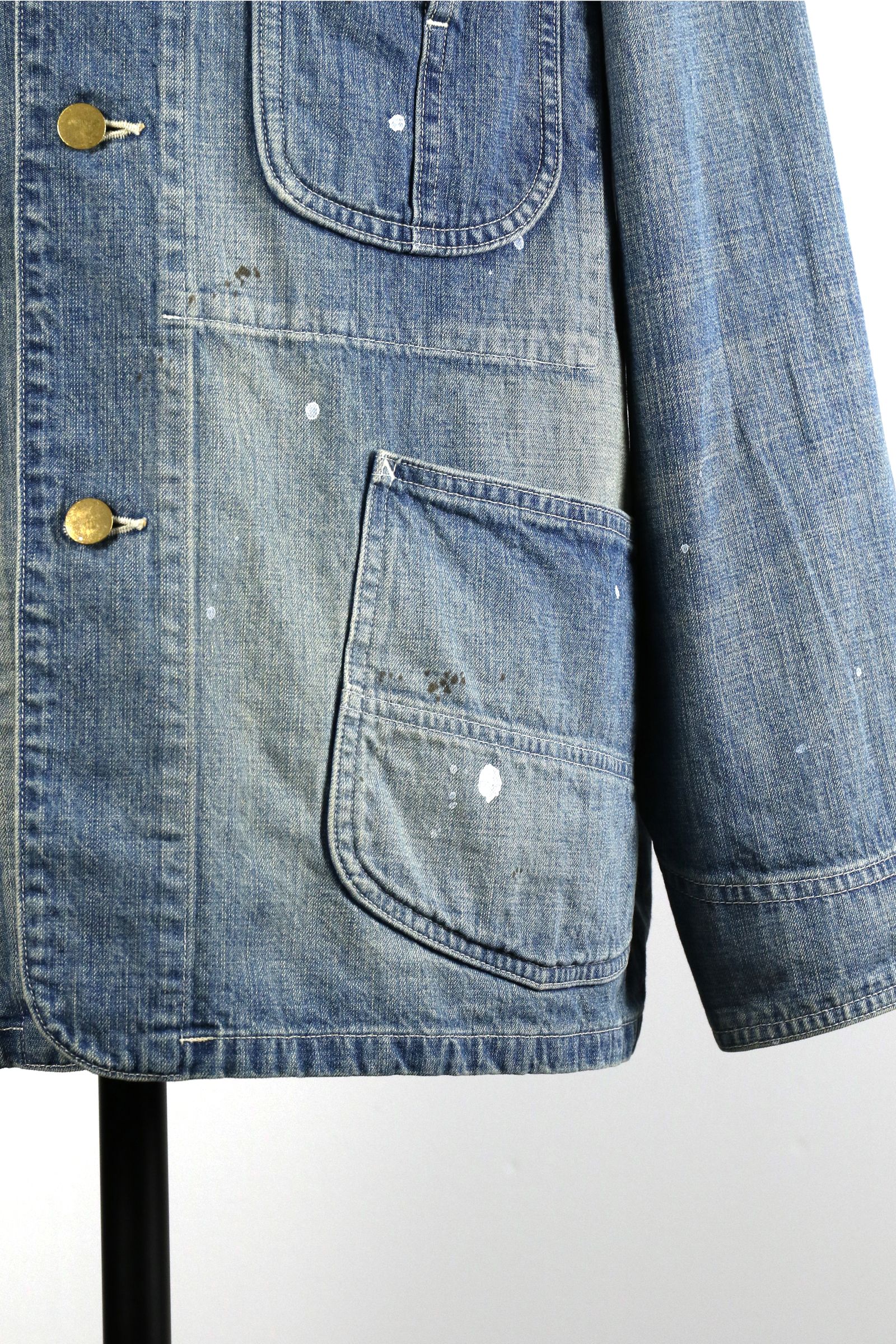 ORGANIC COTTON 10oz DENIM 91-J COVERALL / オーガニックコットン 10オンス デニム 91-J カバーオール