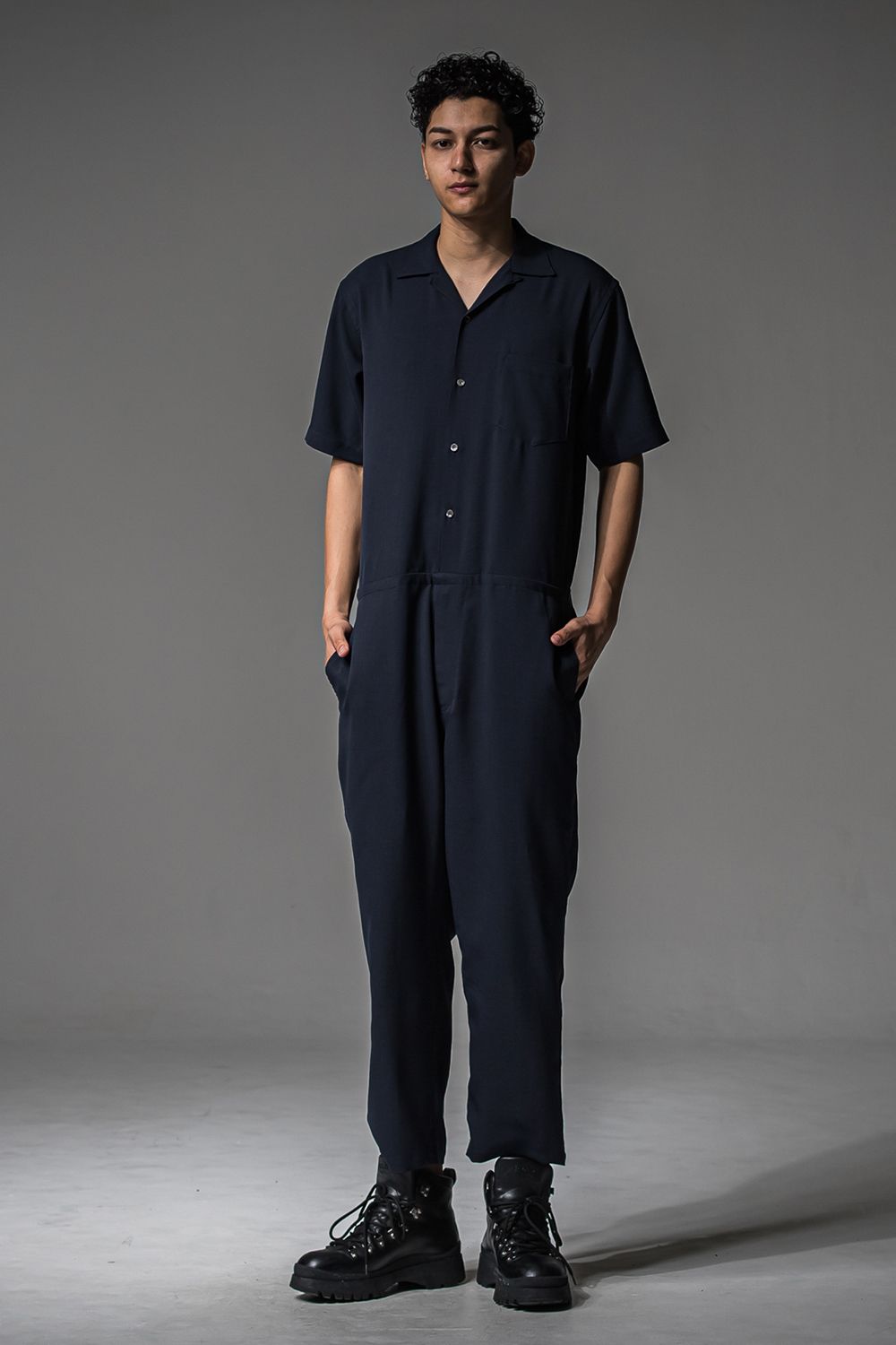 rage twill half all in one / 半袖シャツオールインワン