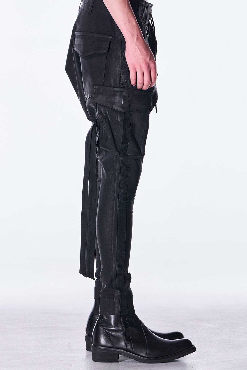 High Tension Jersey Sarrouel Pants / コーティング ハイテンション ジャージ サルエル パンツ