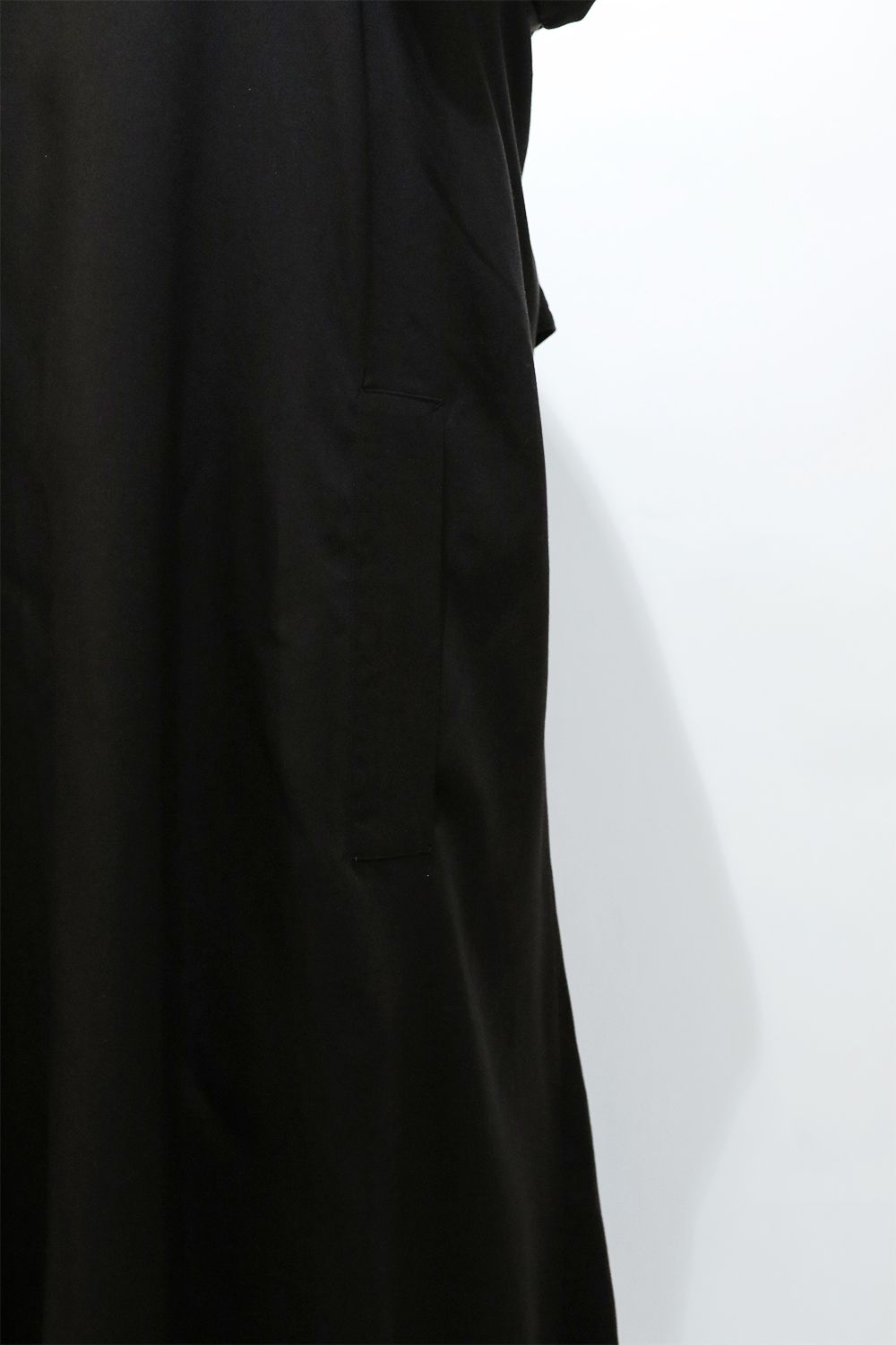 Tencel Gabardine Drape Coat / テンセル ギャバジン ドレープ コート