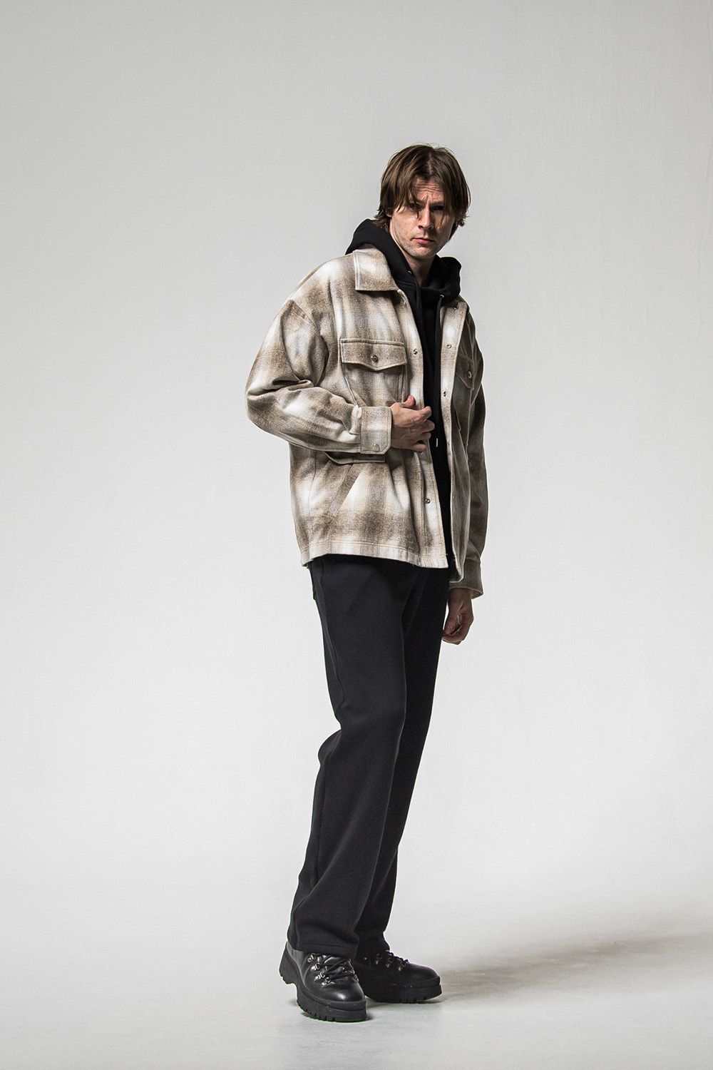 VELOURS FLEECE WIDE TUCK PANTS / ベロア フリース ワイド タックパンツ