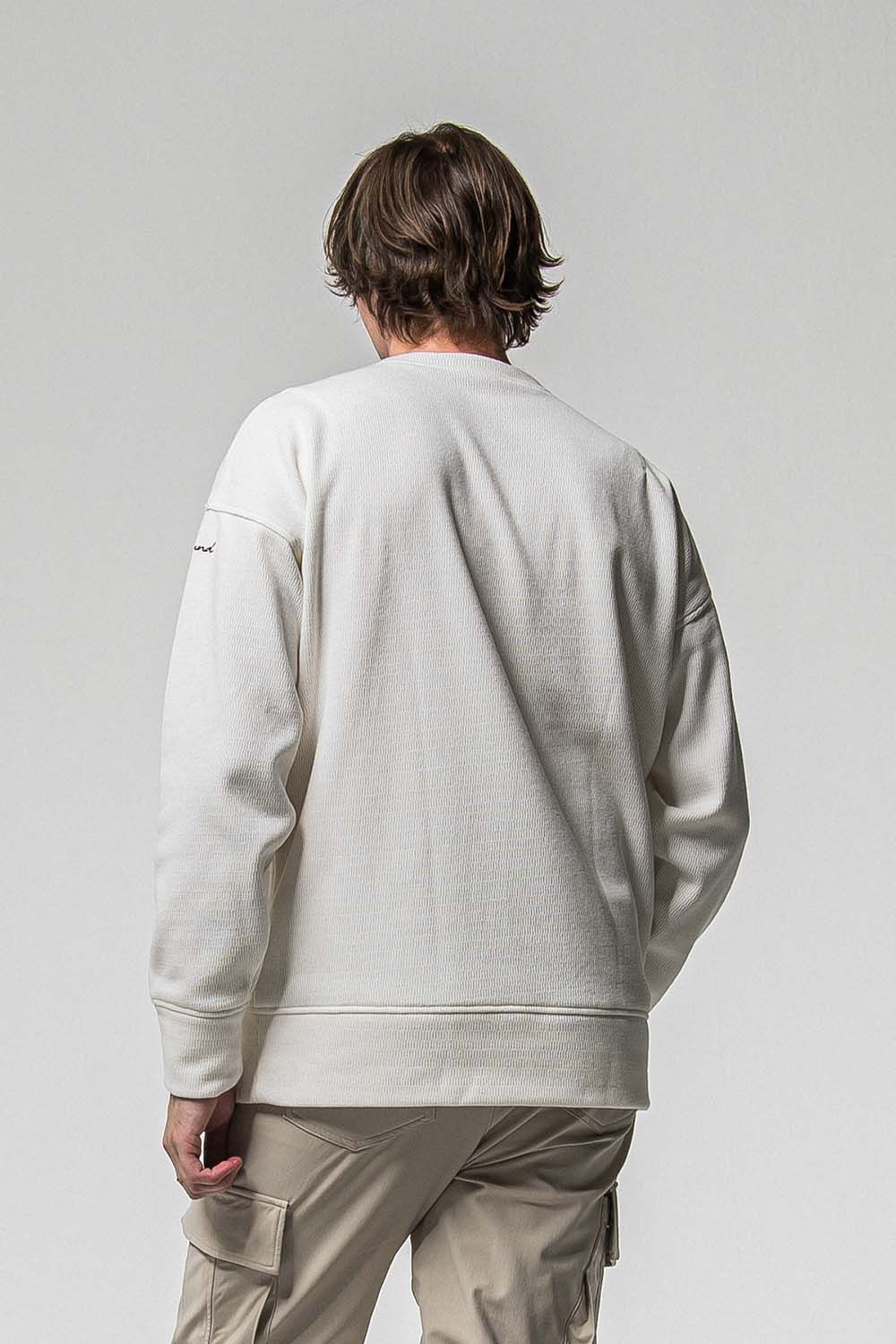 VELOURS FLEECE THERMAL LOOSE TRAINER / ベロア フリース サーマル ルーズ トレーナー