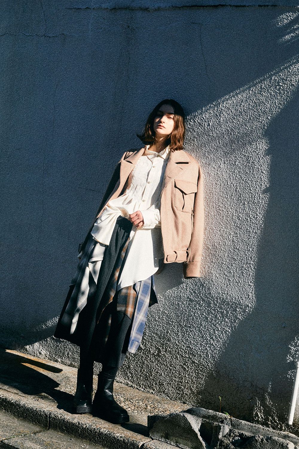 Layered skirt / レイヤード スカート